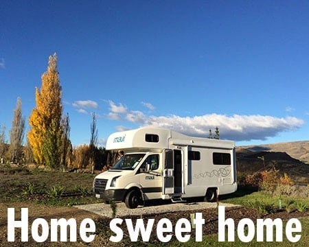 New Zealand: camper van in winery havens