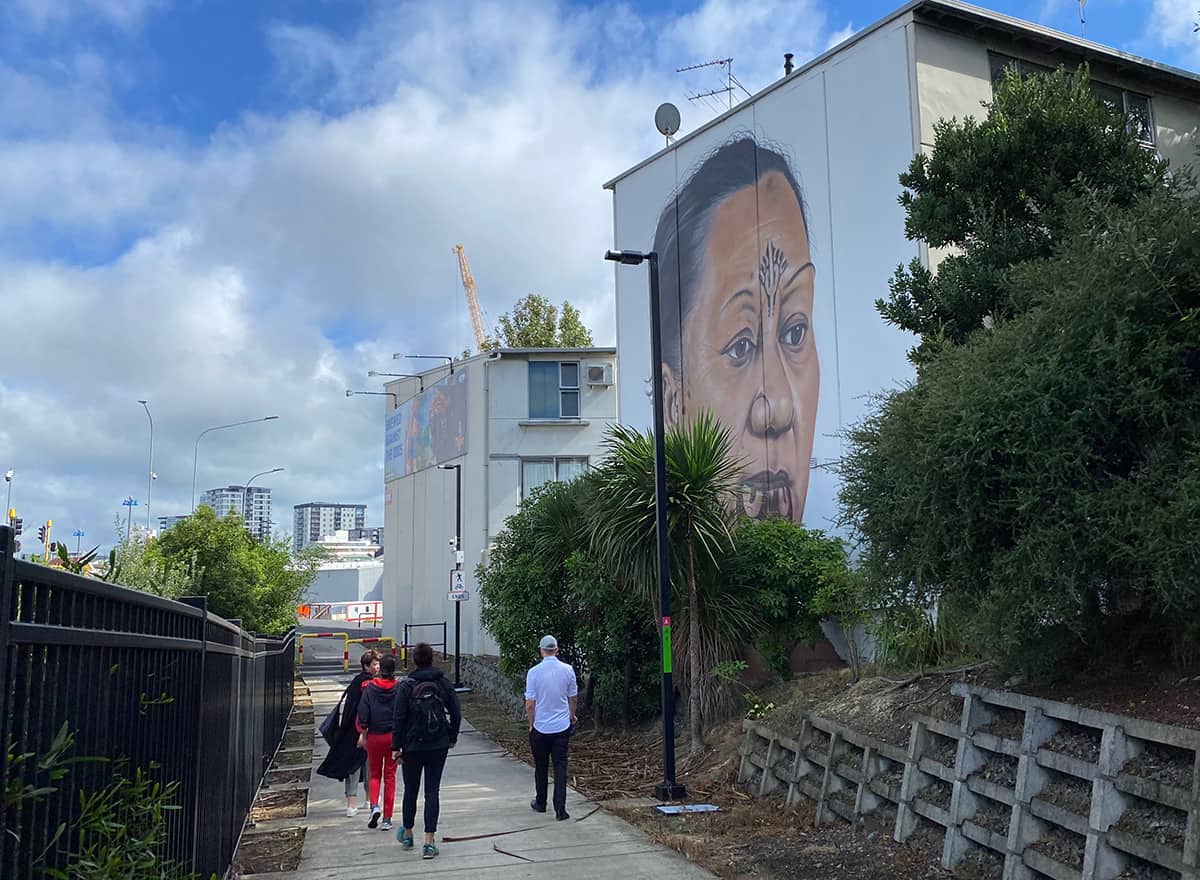 Hidden treasures on a street art walk in Auckland