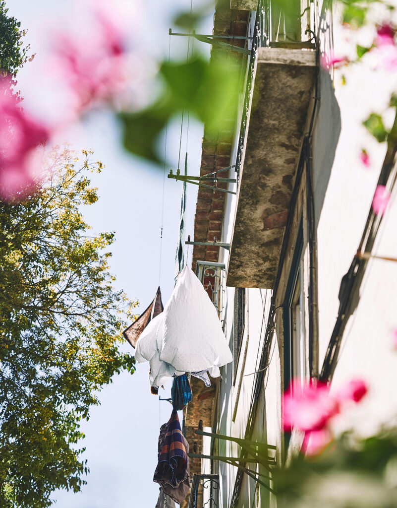 Laundry in the breeze in Alfama