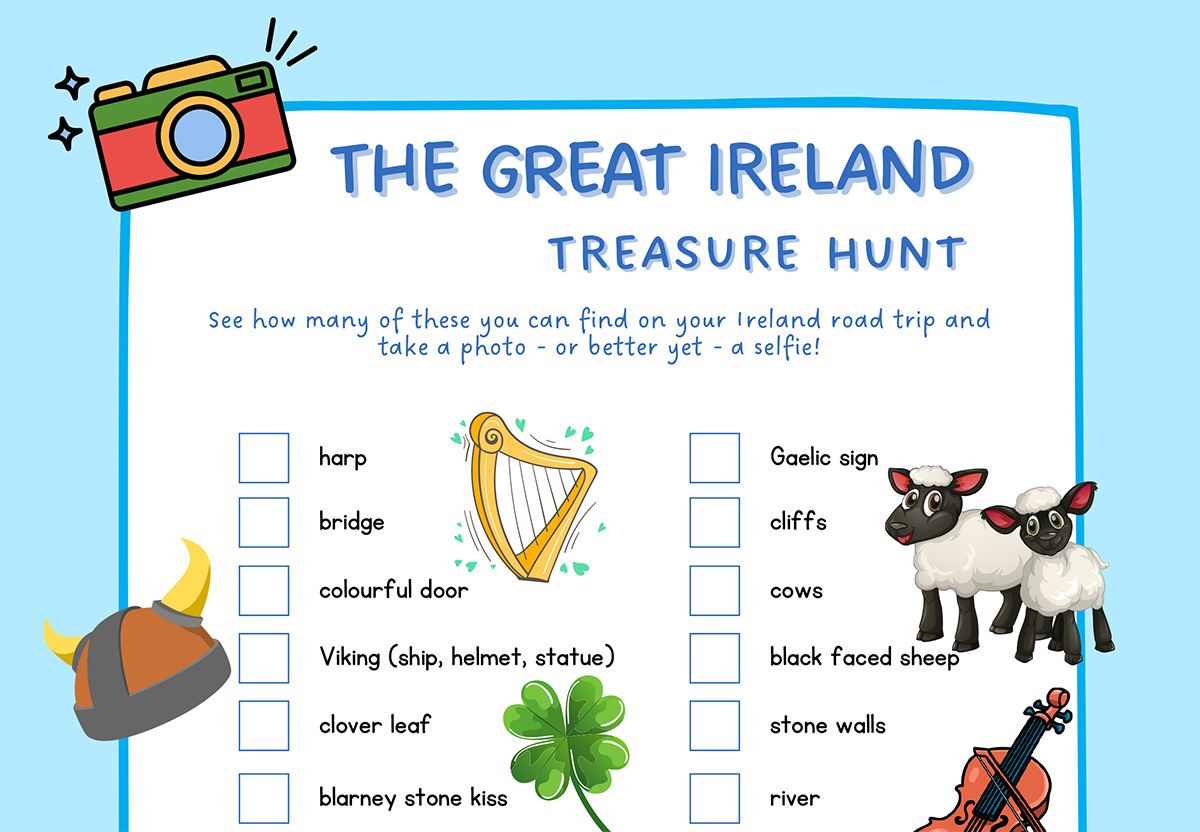 Download my Ireland eGuide & Treasure Hunt