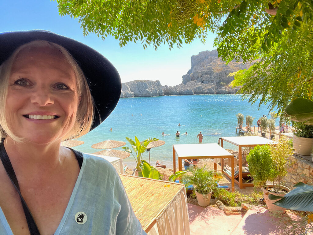 Megan at Lindos